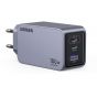 UGREEN Nexode Pro USB Wall Charger, 100W, 3 Ports - Grey
