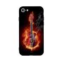 Fire Guitar Printed Back Cover for Apple iPhone 7