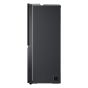 LG No Frost Refrigerator with Inverter Motor, 635 Liters, Black - GC-X257CQHS