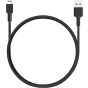 aukey CB-BaL4 Lightning Sync and Charging Braided Cable, 2m - Black