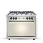 بوتاجاز غاز يونيون إير مودرن، 90 سم، 5 شعلات، فضى - C69SS-GC-319-IDSF-MD-2W-AL
