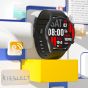 ساعة سمارت كيسلكت، شاشة LCD بحجم 1.32 بوصة، اسود - YFT2024EU