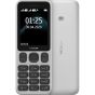 Nokia 125 Mobile Phone, Dual SIM - White