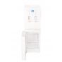 PH Electric Hot and Cold Water Dispenser with Refrigerator, 2 Taps - White