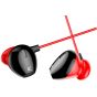 TOTU LIFE In Ear Wired Earphones with Microphone - Red