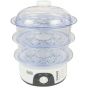 Black + Decker Food Steamer,10 Liter, 775 Watt, White - HS6000