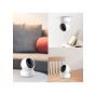 Ezviz 1080P Smart Security Camera, Wi-Fi, Pan and Tilt, White and Black - C6N