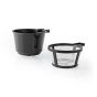 Sonifer Coffee Maker with Travel Mug, 1 Cup, 0.42 Liter, 650-750W, Black - SF-3566