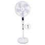Daewoo Stand Fan with Remote Control, 16 inch, White - DF4012SR