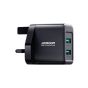 Joyroom Wall Charger, 2 USB Ports, 12W, Black - JR-TCN01