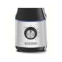 Black + Decker Electric Blender with Glass Jar, 700 Watts, 1.75 Liters, Black and Silver - BX650G