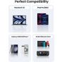 كابل USB-C يوجرين، 1 متر - اسود