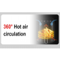 Sonifer Digital Air Fryer, 4.2L, 1400W, Black - SF-1010