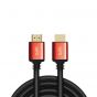 Sia Plastic HDMI Cable, 3 Meters - Black and Red