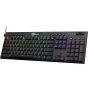 Redragon K619 Horus RGB Mechanical Keyboard, Ultra-Thin Designed Wired Gaming Keyboard w/Low Profile Keycaps, Dedicated Media Control & Linear Red Switch, Pro Software Supported