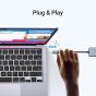 UGREEN USB C Hub 4 Ports USB Type C to USB 3.0 Hub Adapter with Charging Port for MacBook Pro iMac Samsung Galaxy Note 10 S10 S9 LG Google Chromebook Pixelbook Dell XPS Oculus Rift