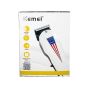 Kemei Electric  Hair Trimmer, White- KM-8845