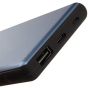 Recci Wired Power Bank, 10000 mAh, 2 USB Ports, Blue - RM-10000