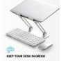 Orico Adjustable Laptop Stand, 10-17 Inch - Silver