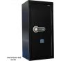 Safety Tech Super Jumbo Biometric Fingerprint Safe Box, 100 Liters, Black and Silver - GN100 SFT