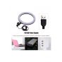 رينج لايت للتصوير ليد USB، اسود - D8327-L55