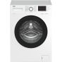 Beko Front Load Automatic Inverter Washing Machine, 7 Kg, White - WTV 7512 XWCI