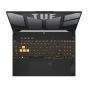 Asus TUF F15 FX507VU-LP163W Gaming Laptop, Intel Core i7-13620H, 512GB SSD, 16GB RAM, 15.6 Inch, FHD 144Hz Display, Nvidia GeForce RTX 4050 6GB, Windows 11- Mecha Gray