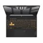 لاب توب جيمنج اسوس تي يو اف  F15 FX507VU-LP163W، انتل كور i7-13620H، هارد SSD سعة 512 جيجا، 16 جيجا رام، شاشة بدقة FHD مقاس 15.6 بوصة بمعدل تحديث 144 هرتز، كارت شاشة نفيديا جي فورس RTX 4050 سعة 6 جيجا GDDR6، ويندوز 11 - رمادي