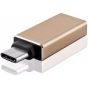 محول كيندكس USB فئة C الي USB3.0 فئة A OTG، ذهبي - KX 1750