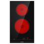 Gorenje Electric Built-in Hob, 30cm, 2 Burners, Timer, Black - ECT321BCSC
