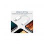 Celebrat Lightning to Headphone Jack Adapter, White - KX 3287