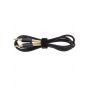 Audio Cable, 1 Meter, '3.5mm, Black - J-1