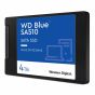 هارد SSD داخلي ويسترن ديجيتال دبليو دي بلو SA510، سعة 4 تيرا، 2.5 انش SATA، اسود - WDS400T3B0A