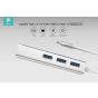 موزع USB ديفيا 4 في 1، فضي - 987299