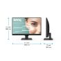 BenQ 24 Inch FHD IPS LED Monitor, 100Hz, Black - GW2490