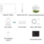 HUION HS610 10x6.25 Inch Graphics Drawing Tablet, with 8192 Pen Pressure and Tilt Function, 28 Express Keys and 1 Finger Touch Ring, Ideal Use for Distance Education and Wed Conference