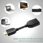 Keendex Kx2217 HDMI Male to Female Adapter - Black-result.feed.gl_electronics-size