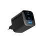 Anker 336 Wall Charger, 67 Watt, USB-A and 2 USB-C Ports, Black - A2674L11