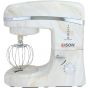 Edison Stand Mixer, 6.5 Liters, 1000 Watt - White Marble and Gold