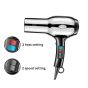 VGR Hair Dryer, 2400 Watt, 3 Temperatures, Silver - V-465