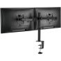 Stargold Dual Arm Holder for 17 to 32 Inch Monitors, Black - SG-894MB