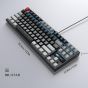 Magegee Wired Gaming Keyboard, Red Switch - Black and Grey