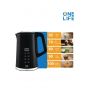 One Life Digital Electric Kettle, 1.7 Liters, 2200 Watt, Black - EKD99B