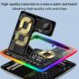 Majentik 5 in 1 Wireless Charger, 15 Watt, Black - MW-16