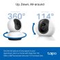 TP-Link Tapo C220 Wireless Indoor Security Camera, 2K 4MP QHD - White