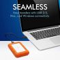LaCie Mini External Hard Drive, 5 TB- STJJ5000400