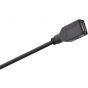 كابل USB فئة A ذكر الي USB فئة A انثي، 3 متر - اسود