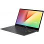 Asus Vivobook Flip 14 TP470EA-EC007W Laptop, Intel Core i7-1165G7, 512GB M.2 NVMe SSD, 8GB RAM, 14 Inch FHD, Intel Iris Xe Graphics, Windows 11 - Black