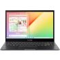 Asus Vivobook Flip 14 TP470EA-EC007W Laptop, Intel Core i7-1165G7, 512GB M.2 NVMe SSD, 8GB RAM, 14 Inch FHD, Intel Iris Xe Graphics, Windows 11 - Black