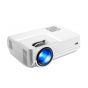 Funlites Portable LED Projector, 1280x720 Resolution - White